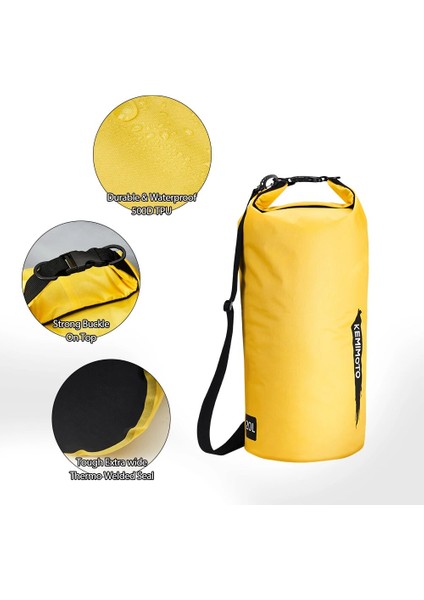 Sarı A 5l Stili Tpu Su Geçirmez Çanta Kuru Çanta 5l 10L 15L 20L 30L Açık Dalış Katlanabilir Plaj Yüzme Çantası Rafting Nehir Okyanusu Su Geçirmez Paketi (Yurt Dışından) indirimleri