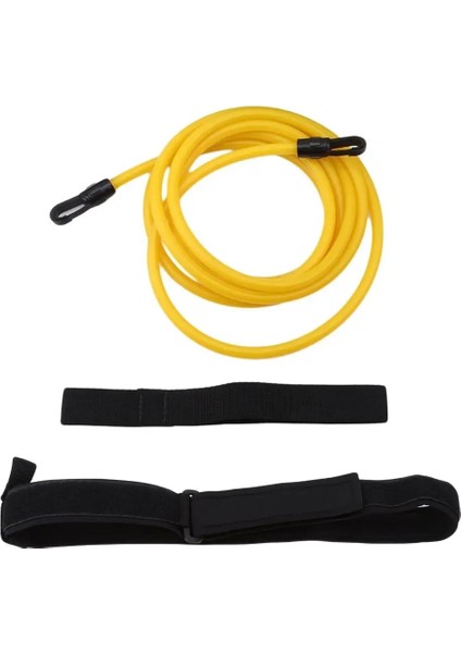 Sarı Stil Ayarlanabilir Yüzmek Eğitim Direnç Kemer Yüzme Yetişkin Çocuklar Için Bungee Egzersiz Tasma Örgü Cep Güvenlik Yüzme Havuzu Araçları (Yurt Dışından)