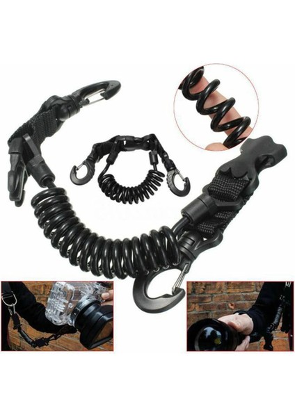 Tüplü Dalış Kamera Anti-Kayıp Yaylı Bobin Ipi Sualtı Spiral Halat Kamera Su Sporları Aksesuarları (Yurt Dışından) fiyatları