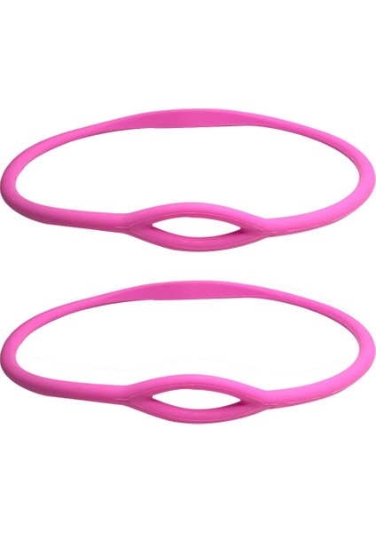 76CM Pembe 2pc Stili M Tüplü Dalış Silikon Regülatör Kolye Tutucu Esnek Ağızlık Regülatör Kolye Yüzük Ahtapot Tutucu (Yurt Dışından)