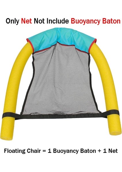 Yeşil Stil Havuz Erişte Sandalye Net Yüzer Sandalye Yeni Yenilik Parlak Renk Havuz Yüzer Sandalye Yüzme Havuzu Koltukları Inanılmaz Yüzer Yatak Sandalye (Yurt Dışından)