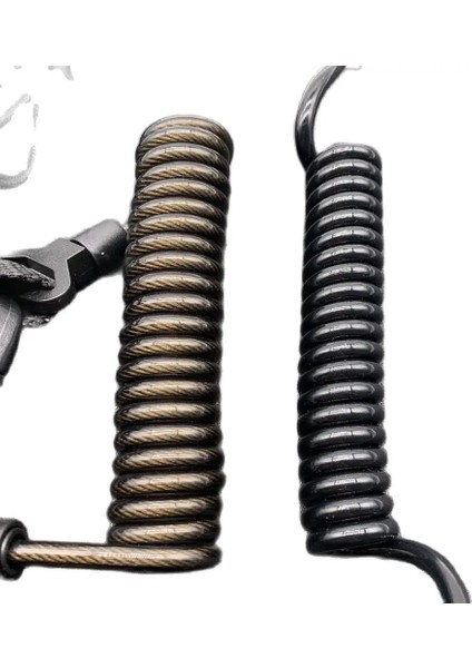 Açık Sarı Stil Scuba Diving 316 Anti-Kayıp Spiral Yay Bobin Ipi Tek Hızlı Açılır Tokalı Dalış Kargo ile Güvenlik Acil Durum Aleti (Yurt Dışından)