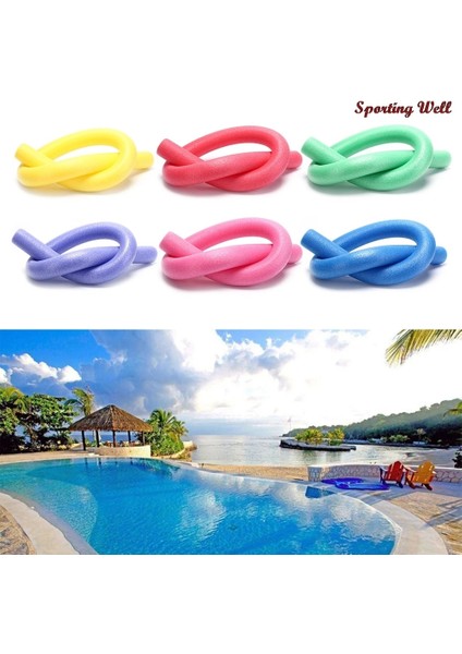 Açık Yeşil Tarzı Ollow Esnek Yüzme Yüzme Havuzu Suyu Şamandıra Yardımı Woggle Erişte Yetişkinler ve 5 Yaşından Büyük Çocuklar Için Faydalı (Yurt Dışından) fırsatları