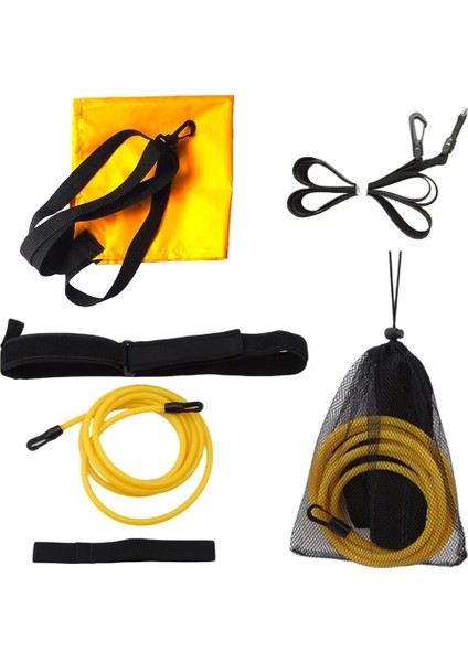 Sarı Stil Yüzme Antrenman Kemerleri Yüzme Bungee Kordonları Direnç Bantları Yüzme Tether Sabit Yüzme Yüzme Yüzme Kemeri Statik Yüzme Kemer Seti (Yurt Dışından)
