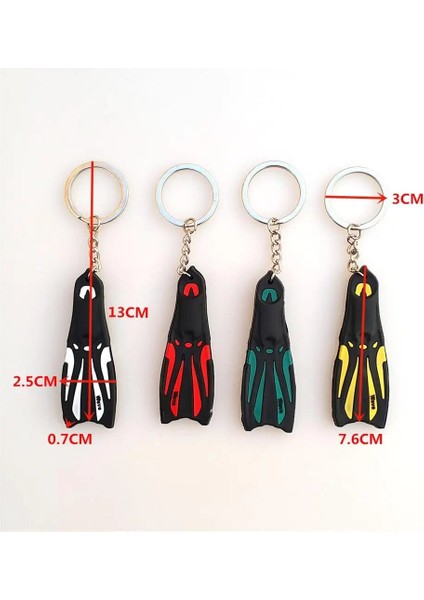 Siyah Beyaz Tarzı Muba Dalış Fin Anahtarlık Anahtarlık Flipper Anahtarlık Dalgıç Dalış Hediyesi (Yurt Dışından) modelleri