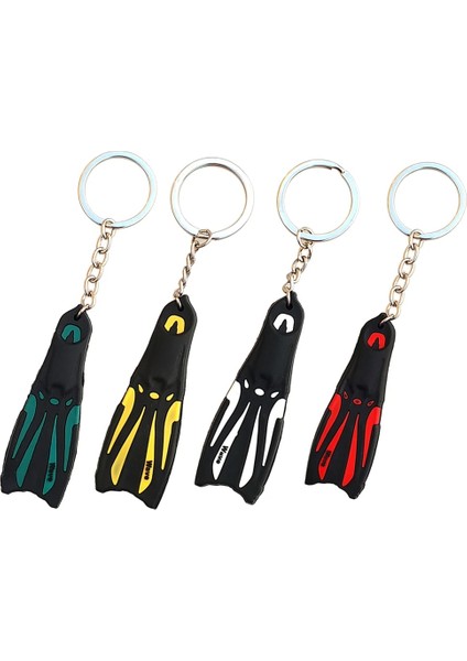 Sarı 13CM Dalış Fi Stili Yenilik Ana Tüplü Dalış Yüzgeçleri Palet Anahtarlık Tutucu Silikon ve Çelik Anahtarlık Tekne Kayık Sörf Yelken Için Anahtarlık (Yurt Dışından) fırsatları