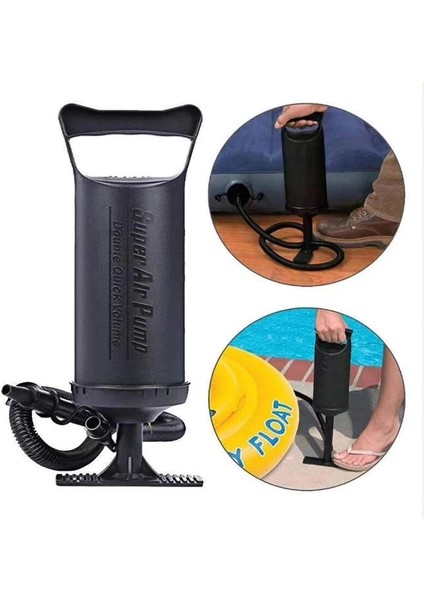 Şişirme Tarzı 2021 Hızlı El Pompası 12-Inç Iki Yönlü Manuel Pompa Balon El-Çekmeli Hava Pompası El Yatağı Havuz Şişme Yüzme Halkası Pompası (Yurt Dışından) fiyatları