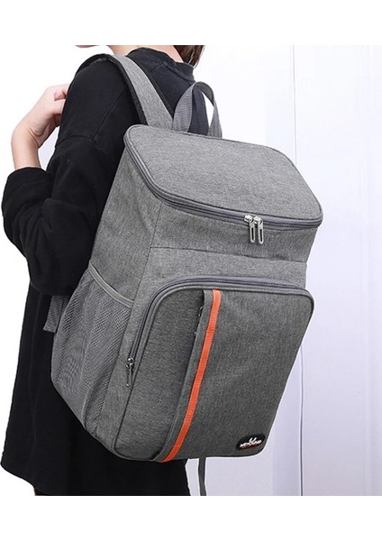 Siyah Stil Kamp Soğutucu Çanta Su Geçirmez Termal Kutu Taşınabilir Sırt Çantası Buzdolabı Çantası Açık Seyahat Öğle Yemeği Aksesuarları (Yurt Dışından) indirimleri