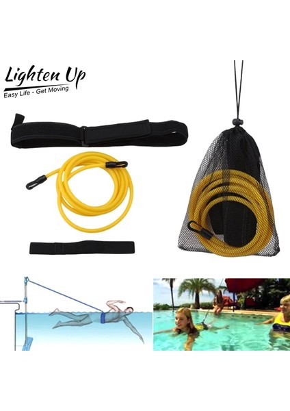 Mavi Stil Yüzme Elastik Ip Direnç Kuvvet Antrenman Ekipmanları Koşum Yüzme Antrenmanı Çekme Ipleri Taşınabilir Fitness Ekipmanları (Yurt Dışından) modelleri