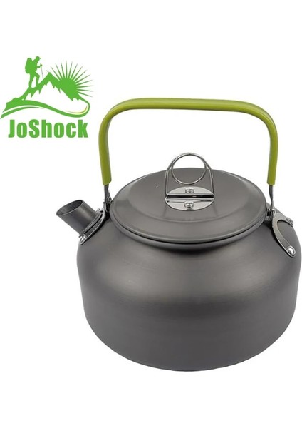 Yeşil Stil Joshock Açık Pişirme Kamp Kaynatın Su Isıtıcısı Alüminyum Alaşımlı Açık Çaydanlık Su Isıtıcısı Pot Cezve Sofra Takımı (Yurt Dışından)