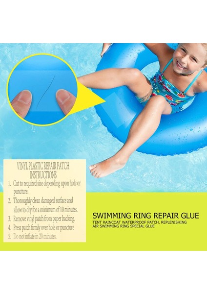 Vc Havuz Tamir Yama Su Geçirmez Kendinden Yapışkanlı Havuz Astarı Tamir Yamaları Şişme Ürünler Için Çıkartmalar Tekne Raft (Yurt Dışından) fırsatları