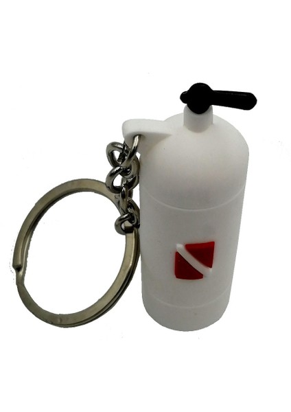 Beyaz Stil 5colors Muba Hava Tankı Mini Silindir Şişe Anahtarlık Anahtarlık Dalgıç Dalış Hediyesi (Yurt Dışından) fırsatları