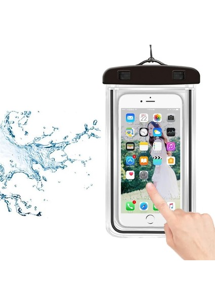 Turuncu Tarzı 3. Su Geçirmez Telefon Kılıfı Drift Dalış Yüzme Çantası Aydınlık Sualtı Kuru Çanta Kılıfı Telefon Su Sporları Havuzu Için (Yurt Dışından) fiyatları