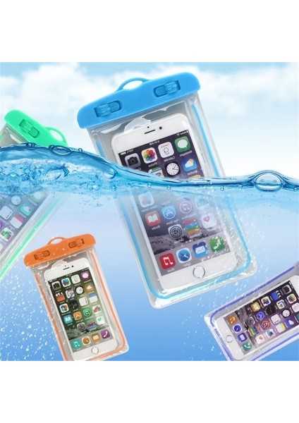 Turuncu Tarzı 3. Su Geçirmez Telefon Kılıfı Drift Dalış Yüzme Çantası Aydınlık Sualtı Kuru Çanta Kılıfı Telefon Su Sporları Havuzu Için (Yurt Dışından) fırsatları