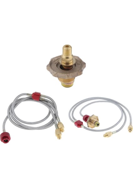 Bir Stil Propan Gaz Tankı Dolum Adaptörü G Bidon Hortumu Çift Bağlantı Hortumu 2 Soba Için Açık Havada Pişirme Için Fırın (Yurt Dışından) modelleri