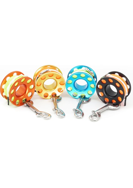 15M Altın Veya Stil Tüplü Dalış Makarası Parmak Makarası Alüminyum, Sualtı Mağarası Dalışı Veya Balıkçılık Için Düz Çizgi Geçmeli Cıvatalı (Yurt Dışından) fiyatları