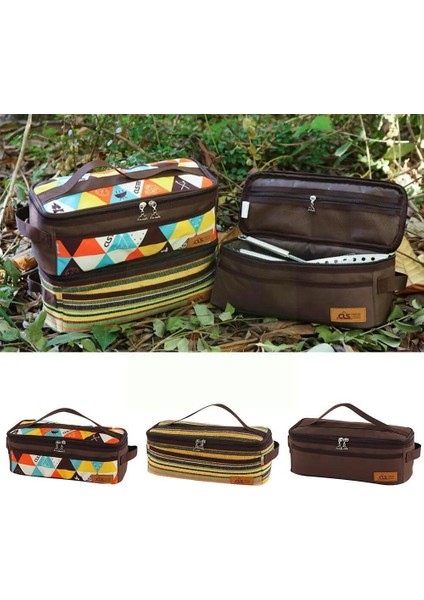 Bir Stil Açık Kamp Çantası Tencere Saklama Çantası Taşınabilir Yürüyüş Sofra Çantası Doğa Yürüyüşü Gezileri (Yurt Dışından) modelleri