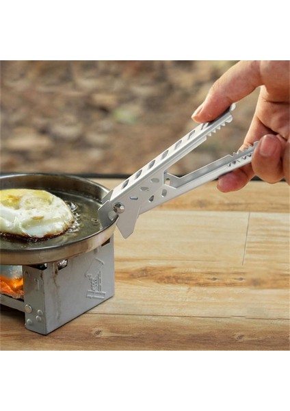 Klip Stili Pişirme Kamp Pişirme Malzemeleri Alüminyum Alaşımlı Barbekü Kelepçe Soba Sıcak Tava Pişirme Klipsi Açık Kamp Sobası Yürüyüş Çatal Aksesuarları (Yurt Dışından) fırsatları