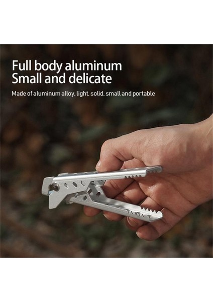 Klip Stili Pişirme Kamp Pişirme Malzemeleri Alüminyum Alaşımlı Barbekü Kelepçe Soba Sıcak Tava Pişirme Klipsi Açık Kamp Sobası Yürüyüş Çatal Aksesuarları (Yurt Dışından) indirimleri