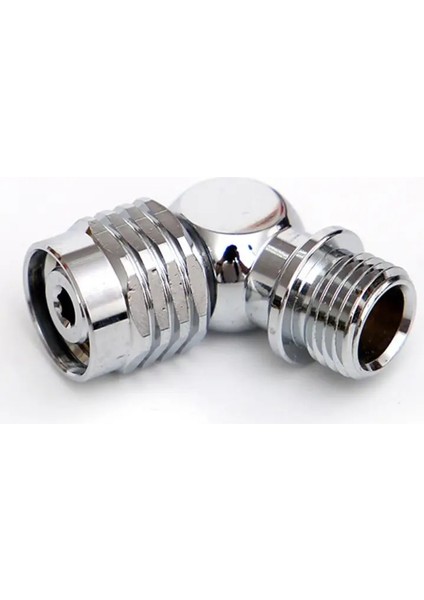 110 Derece Tarzı Derece Döner Hortum Adaptörü 2. Aşama Tüplü Dalış Regülatörü Konnektör R9CE (Yurt Dışından)