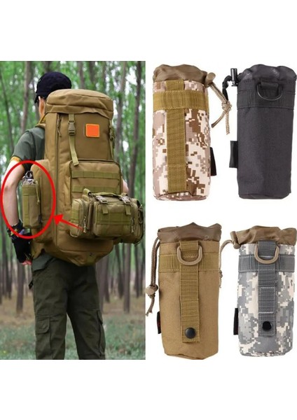 Akudigital Stil Açık Taktik 500ML Su Isıtıcısı Çanta Molle Su Şişesi Kılıfı Askeri Kamp Yürüyüş Balıkçılık Seyahat Hayatta Kalma Kitleri Ordu Fan Çantaları (Yurt Dışından)