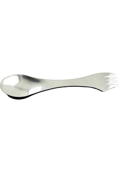 Gümüş Tarzı Paslanmaz Gadget Spork Kaşık Çatal Çatal Bıçak Gereçler Ombo Kahvaltı Öğle Yemeği Akşam Yemeği Barbekü Açık Seyahat Kamp (Yurt Dışından)