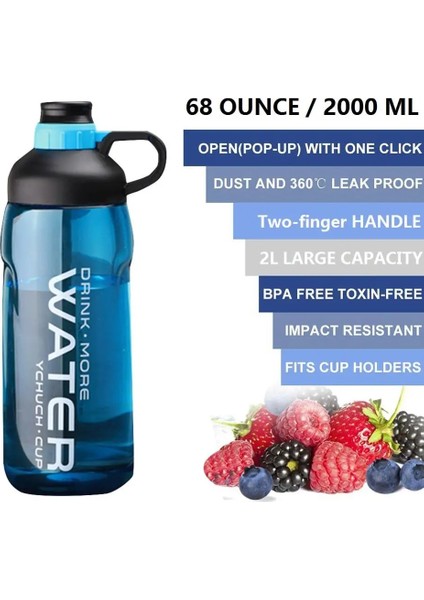 Siyah Stil Taşınabilir L Eak-Proof Spor Su Şişesi Açık Tur Bisiklet Sporları Içme Plastik Su Şişeleri Eğitim Kupası (Yurt Dışından) modelleri