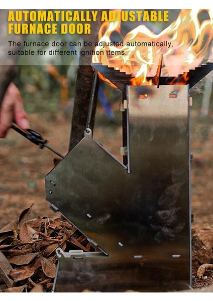 2 Yalıtım Levhası Stili Kamp Sobası Katlanabilir Odun Yanması Paslanmaz Çelik Roket Sobası Boşaltma Taşınabilir Roket Sobası Açık Odun Ateşi Sobası Ateşleme (Yurt Dışından) fırsatları
