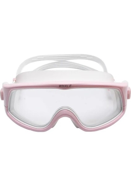 Cf-Pembe Stili Büyük Çerçeve Mirroredclear Lens Rahat Silikon Yüzme Gözlükleri Su Geçirmez Buğu Önleyici Lens Erkekler Kadınlar Yüzme Gözlükleri Yüzme Gözlükleri (Yurt Dışından)