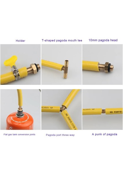 10 mm Tarzı Jeebel Açık Kamp Sobası Brülör Anahtarlama Vanası Aksesuarları Soba Bağlantısı Lpg Tüpleri Sıvılaştırılmış Silindir Gaz Tankı (Yurt Dışından) indirimleri