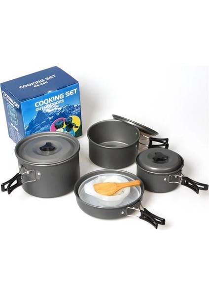 Dış Mekan Tencere Seti Sönümlü Tencere Tava Seti (Yurt Dışından)