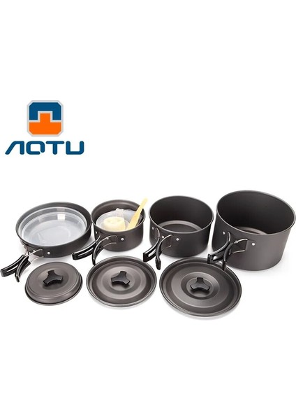 Dış Mekan Tencere Seti Sönümlü Tencere Tava Seti (Yurt Dışından) fiyatları