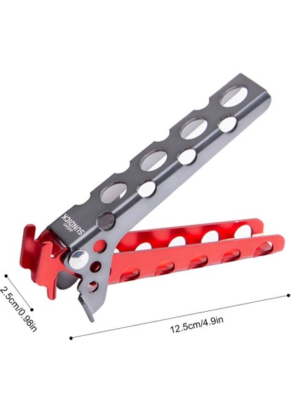 Siyah Stil Alüminyum Tencere Kelepçesi Tava Işleyici Pot Kaldırıcı Pişirme Tutucu Kamp Tencere Bulaşıklık (Yurt Dışından) indirimleri