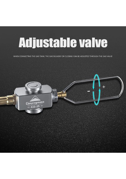 1050MM Stili Campıngmoon Kamp Gaz Sobaları Adaptörü 캠핑용품 Gaz Tankları Valfli Bağlantı Teli Düz Bağlantı Hattı Kamp Ekipmanları (Yurt Dışından) fırsatları