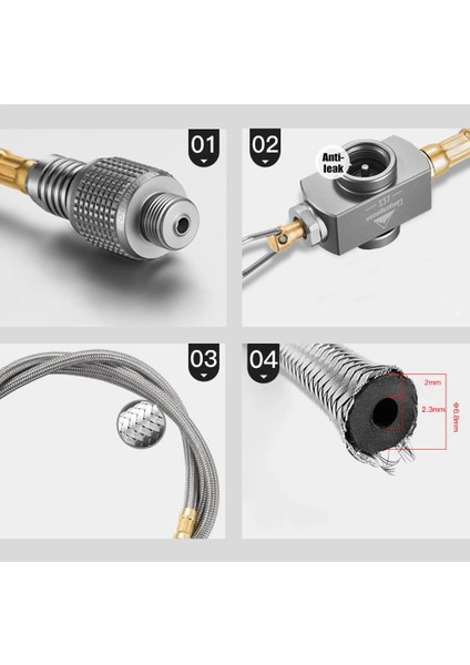 1050MM Stili Campıngmoon Kamp Gaz Sobaları Adaptörü 캠핑용품 Gaz Tankları Valfli Bağlantı Teli Düz Bağlantı Hattı Kamp Ekipmanları (Yurt Dışından) indirimleri