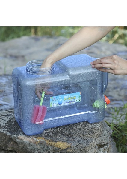 15L Tarzı 5L-12L Kapasiteli Saf Su Kovaları Musluklu Taşınabilir Sürüş Su Deposu Konteyner Açık Kamp Için Yürüyüş Yürüyüşü (Yurt Dışından) fiyatları