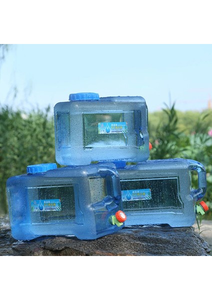 15L Tarzı 5L-12L Kapasiteli Saf Su Kovaları Musluklu Taşınabilir Sürüş Su Deposu Konteyner Açık Kamp Için Yürüyüş Yürüyüşü (Yurt Dışından) indirimleri