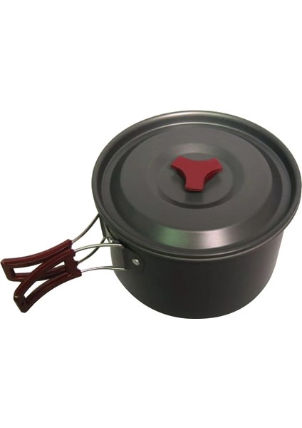 3l 19*11CM Alüminyum Alaşımlı Açık Kamp Pot Kamp Tencere Yemekleri Taşınabilir Tek Tava Pot Açık Sofra Yürüyüş (Yurt Dışından) fiyatları