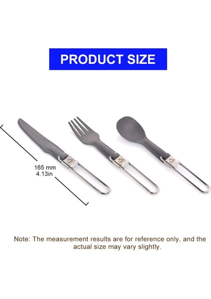 Kaşık Tarzı Widesea Kamp Alüminyum Kaşık Çatal Bıçak Sofra Seti Ultralight Açık Pişirme Ekipmanları Çatal Bıçak Takımı Tencere Yürüyüş Trekking (Yurt Dışından) modelleri