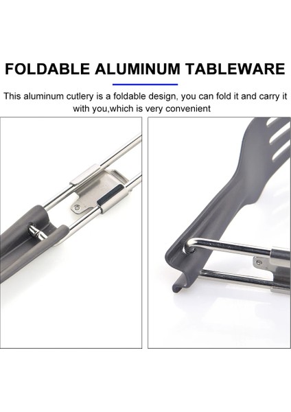 Kaşık Tarzı Widesea Kamp Alüminyum Kaşık Çatal Bıçak Sofra Seti Ultralight Açık Pişirme Ekipmanları Çatal Bıçak Takımı Tencere Yürüyüş Trekking (Yurt Dışından) indirimleri