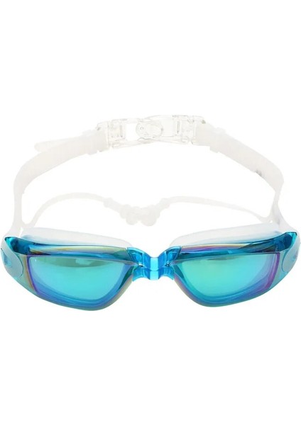 Mavi Stil Yüzme Gözlükleri Erkek Kadın Miyopi Havuzu Kulak Tıkacı Profesyonel Optik Su Geçirmez Yüzmek Gözlük Reçete Yetişkin Dalış Gözlükleri (Yurt Dışından) fırsatları