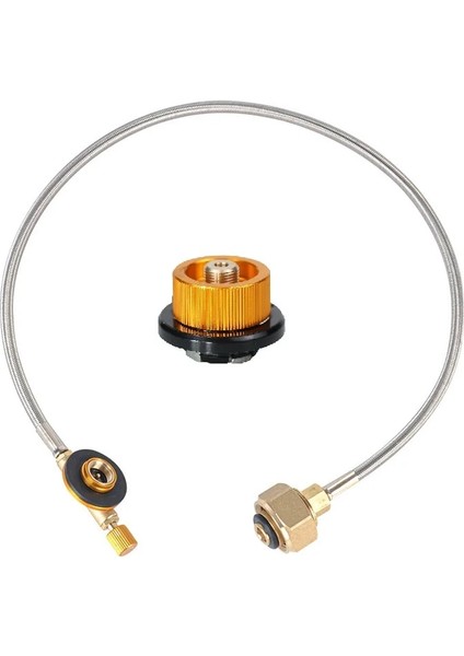 Metal Boru Stili Açık Kamp Gaz Sobası Propan Dolum Adaptörü Tank Bağlayıcı Adaptörü Gaz Şarj Aksesuarları (Yurt Dışından) fiyatları