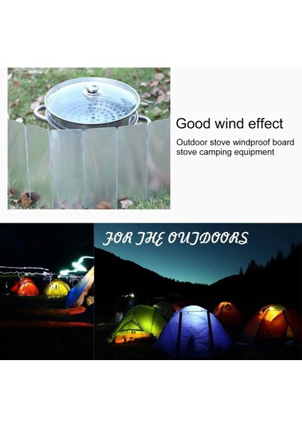 8 Adet Tarzı Genişletilmiş Taşınabilir Katlanabilir Alüminyum Alaşımlı Ön Cam Kamp Sobası Için Ultralight Açık Kamp Sırt Çantasıyla Seyahat Için (Yurt Dışından) fiyatları