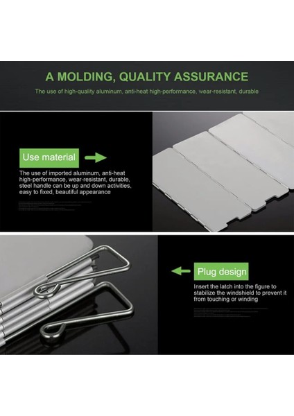 8 Adet Tarzı Genişletilmiş Taşınabilir Katlanabilir Alüminyum Alaşımlı Ön Cam Kamp Sobası Için Ultralight Açık Kamp Sırt Çantasıyla Seyahat Için (Yurt Dışından) fırsatları