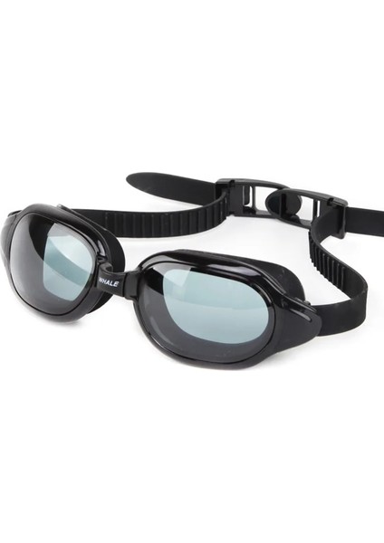 Siyah Stil Balina CF8600 Su Geçirmez Silikon Yüzme Gözlükleri Anti-Sis Uv Yüzmek Gözlük Gözlük Kutusu ile Erkekler Için Womeoor (Yurt Dışından) fırsatları