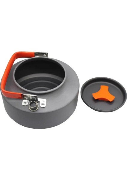 1.1l Tarzı 1.1l&1.5l Kamp Su Isıtıcısı Outdoor Su Isıtıcısı Ultralight Kamp Sofra Takımı Seyahat Sofra Takımı Açık Yürüyüş Çaydanlık Outdoor Et (Yurt Dışından)
