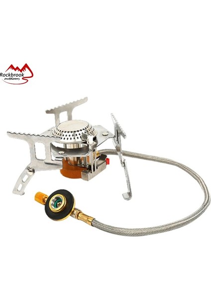 SV07 - 4 Ayak Stili Açık Yürüyüş Malzemeleri Hayatta Kalma Pişirme Aracı Ultralight Taşınabilir Propan Ocak Benzinli Brülör Gaz Kamp Ocağı (Yurt Dışından) indirimleri