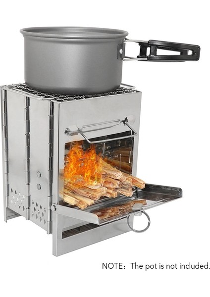 Stil 11 Stil Katlanır Kamp Yürüyüş Soba Sırt Çantasıyla Odun Sobası Mini Barbekü Izgara Sırt Çantasıyla Seyahat Için Taşıma Çantası ile Yürüyüş Kamp Pişirme (Yurt Dışından)