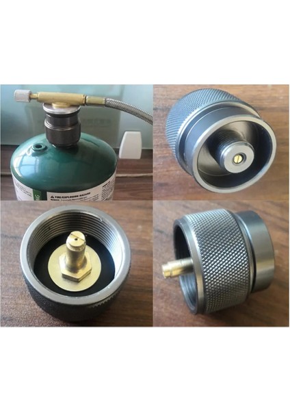 1 Adet Tarzı 1lb Gaz Tankı Adaptörü Gaz Tankı Dönüştürücü Propan Survival Açık Kamp Gaz Brülör Silindir Lpg Teneke Kutu Adaptörü Soba Adaptörü (Yurt Dışından) fırsatları