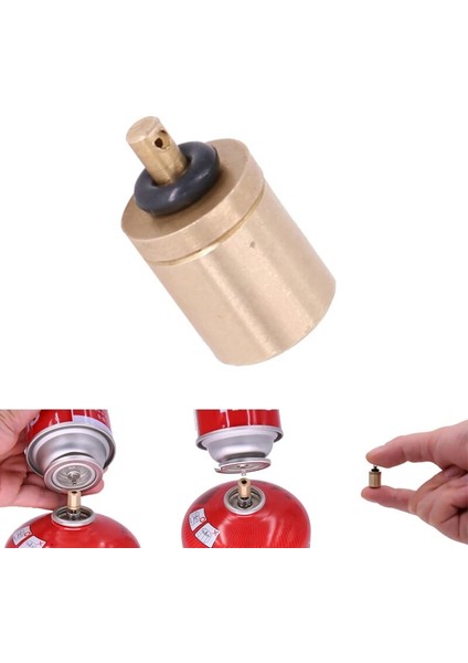 Taşınabilir Gaz Dolum Adaptörü Açık Kamp Sobası Gaz Silindiri Gaz Tankı Gaz Brülörü Aksesuarları Yürüyüş Şişirmek Bütan Teneke Kutu (Yurt Dışından)